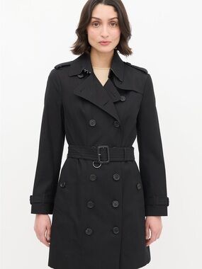 Burberry Sandringham trench coat in black